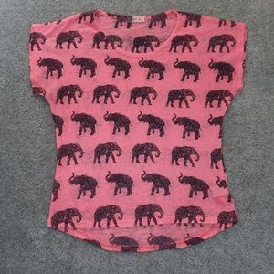 Cute Elephant print tee